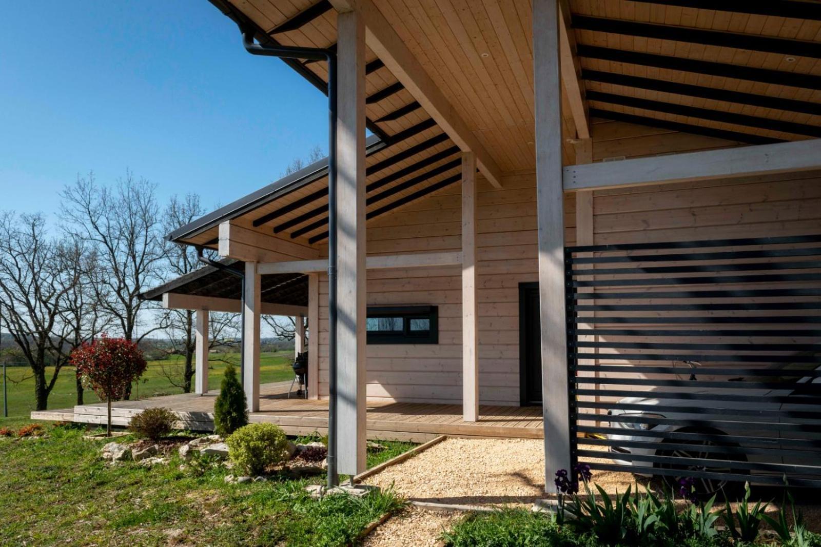 Maison Ecologique De Qualite Superieure Monflanquin Eksteriør bilde